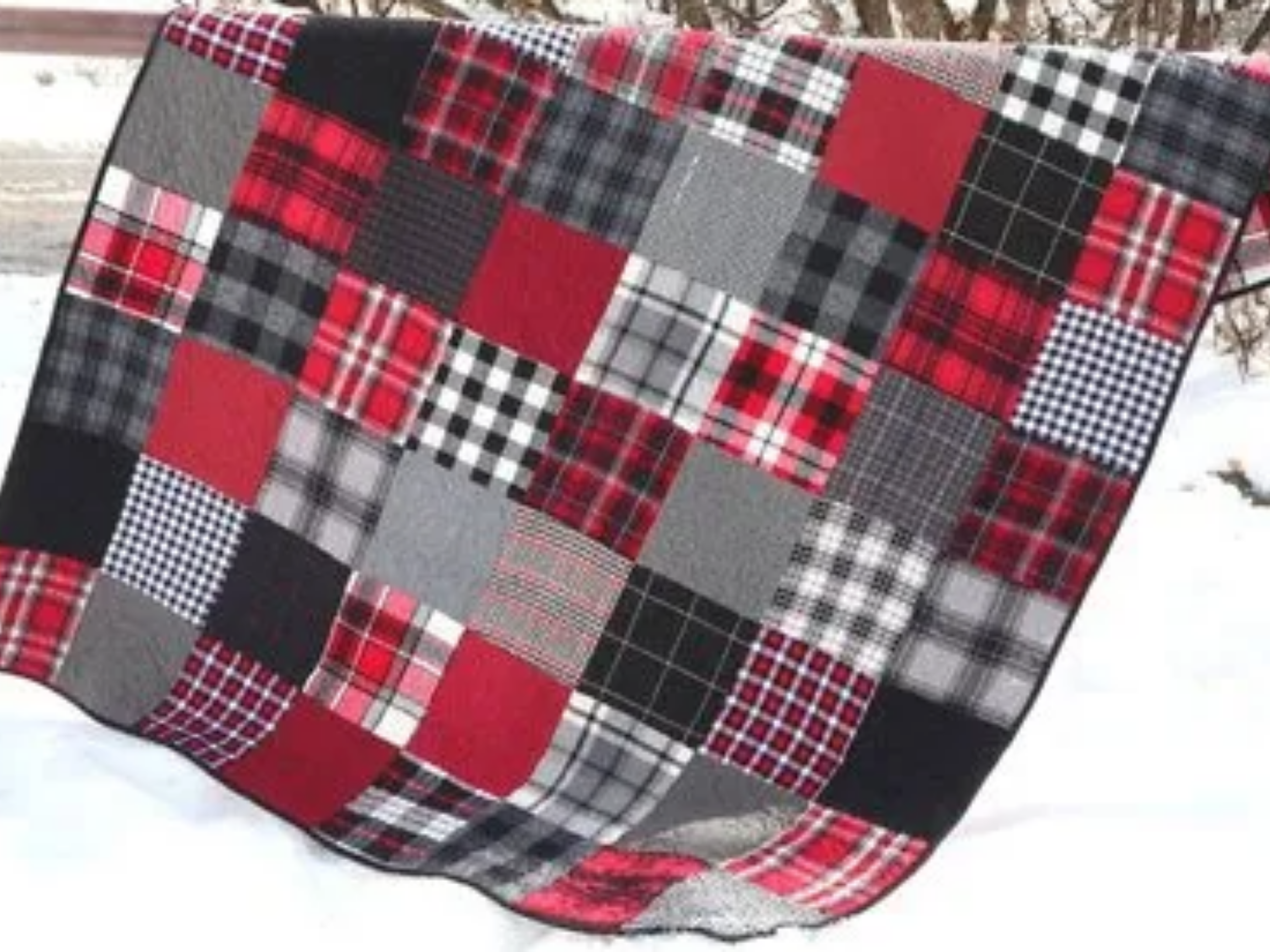 Soft handmade quilt and nursery textiles